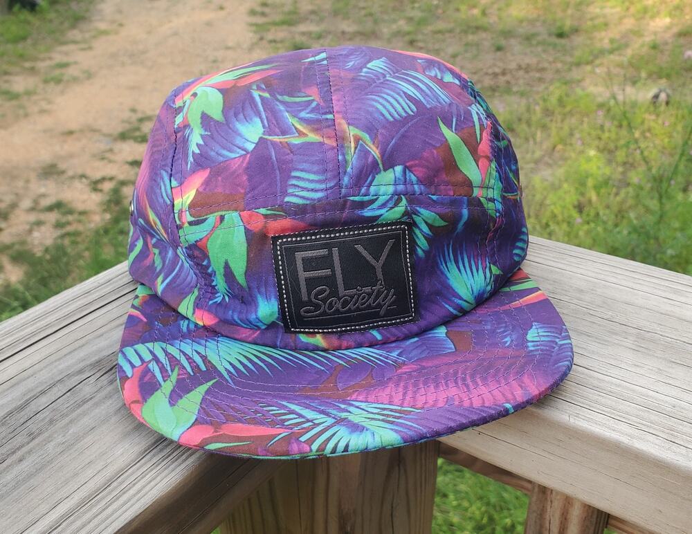 Multicolor Fly Society Tropical Floral Snapback Hat